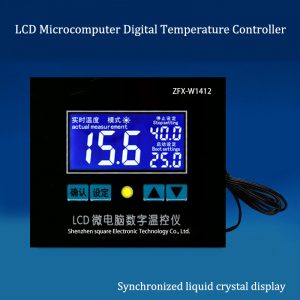 Pymeter ZFX-W1412 Microcomputer Digital Temperature Controller Digital Display Temperature Controller High Precision 0.1 Control