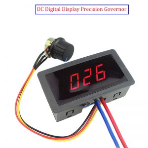 Pymeter Speed Governor Digital Display 12V24V Reducer Motor High Power Speed Regulating Switch Poleless Speed Regulating Control