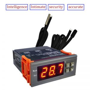 Pymeter Ultra Wide Voltage Microcomputer Intelligent Digital Display Temperature Controller Operating Voltage Range AC90V~250V W1210