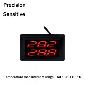 Electronic Digital Thermometer Digital Thermometer Embedded Temperature Thermostat Heating Cooling Temperature Controller