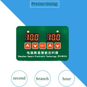 Pymeter timer Digital Display Multifunctional Intermittent Cycle Time, Minutes, Hours, Switchable Intelligent Timer W1015