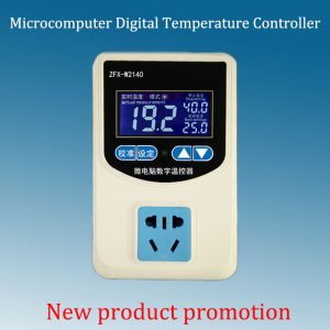W2140 Digital Display Intelligent Temperature Controller Switch High Precision 0.1 Degree Temperature Control Socket