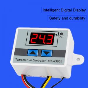 Digital LED Temperature Controller XH-W3001 For Incubator Cooling Heating Switch Thermostat NTC Sensor